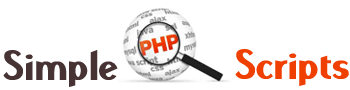 simple php scripts logo