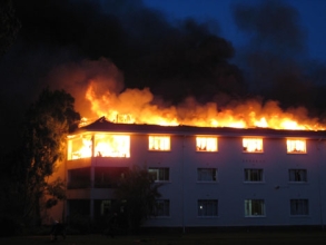 stellenbosch res eendrag on fire