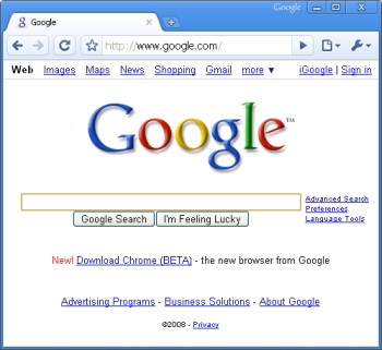 google chrome internet browser
