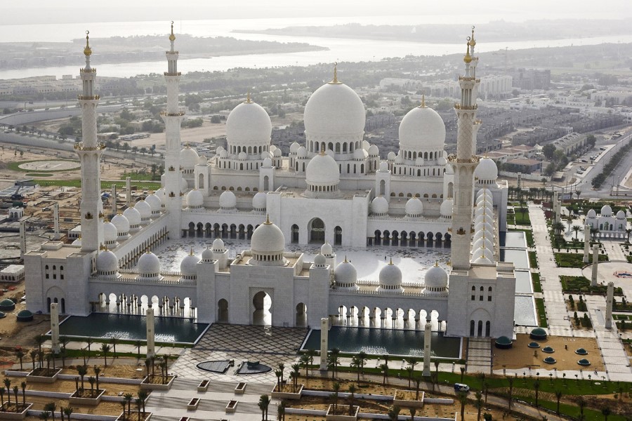 united arab emirates abu dhabi Sheikh Zayed Grand Mosque 4